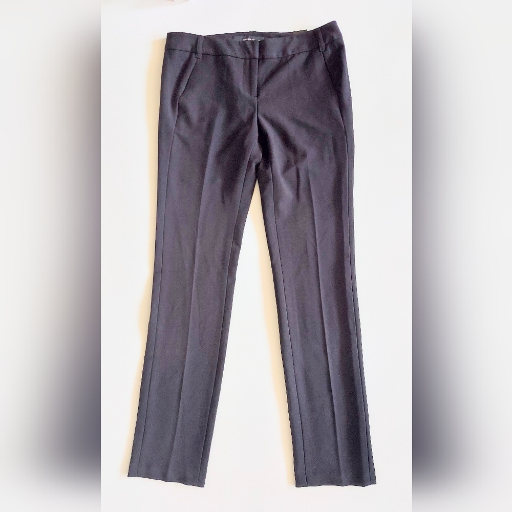 Amanda + Chelsea Contemporary Fit Narrow Leg Trouser Pants Black Size 2 NWT